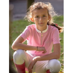 Polo da concorso Jump'In maniche corte Charlie Rosa