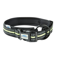 Collare per cane riflettente Weatherbeeta Nero / giallo Collare per cane riflettente Weatherbeeta Nero / giallo