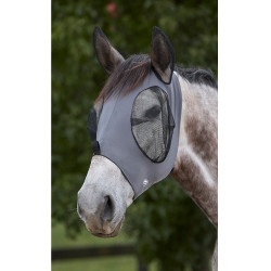 Maschera antimosche Weatherbeeta Deluxe elasticizzata Grigio / nero