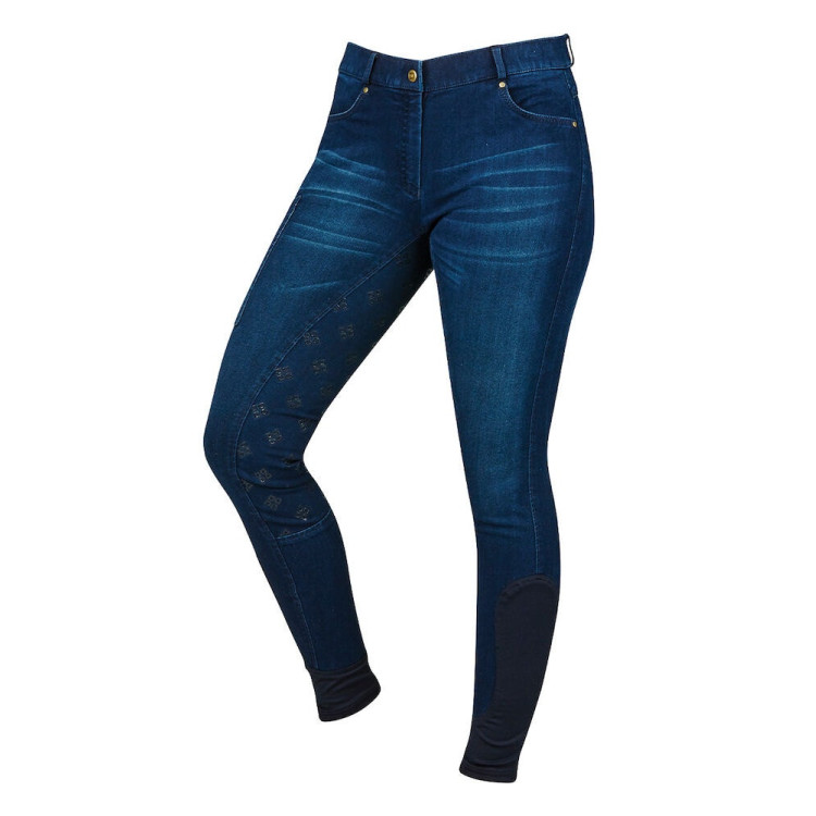 Pantaloni Dublin denim donna Shona Full Grip Silicone Print