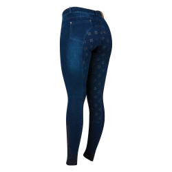 Pantaloni Dublin denim donna Shona Full Grip Silicone Print Denim azzurro chiaro Blu marino Pantaloni Dublin denim donna Shona Full Grip Silicone Print Denim azzurro chiaro Blu marino