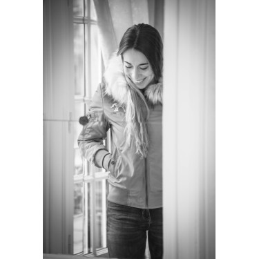 Bombers Pénélope Lione Blu navy