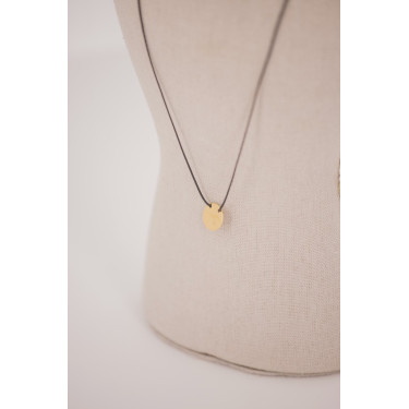 Collana Adelya Pénélope corda nera Collana Adelya Pénélope corda nera