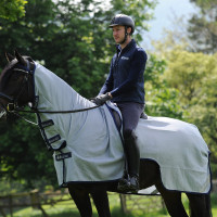 Coperta anti-mosche Bucas Buzz-Off Riding Blu Coperta anti-mosche Bucas Buzz-Off Riding Blu