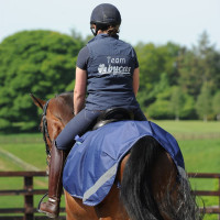 Coprireni quadrato Bucas impermeabile Blu navy / argento