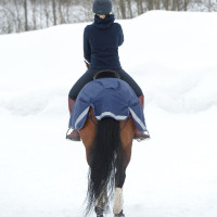 Coprireni impermeabile Bucas Blu navy / argento Coprireni impermeabile Bucas Blu navy / argento