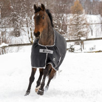Coperta impermeabile Bucas Anniversary Turnout 50g SF Nero / argento