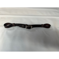 Gourmette cuir Jump'In pour hackamore Havane Gourmette cuir Jump'In pour hackamore Havane