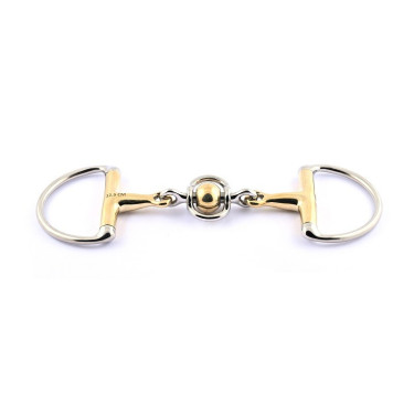 Filet a olive Jump'In doppia rottura in inox con pallina in german silver