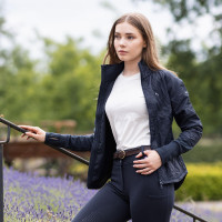Giacca trapuntata leggera da donna Horze Zoe Blu scuro Giacca trapuntata leggera da donna Horze Zoe Blu scuro