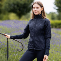 Giacca trapuntata leggera da donna Horze Zoe Blu navy