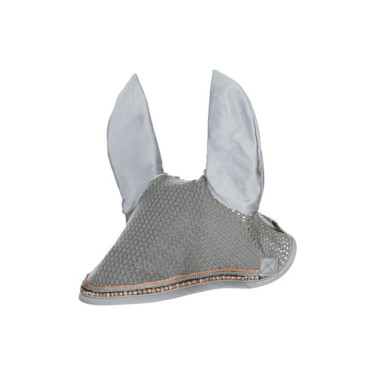 Cuffia anti-mosche Rosegold Glamour Style HKM Grigio / oro rosa