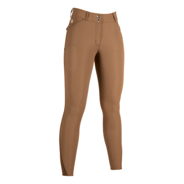 Pantaloni HKM Marrakesh con fondo intero in silicone Marrone chiaro Pantaloni HKM Marrakesh con fondo intero in silicone Marrone chiaro