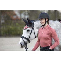 T-shirt funzionale HKM Rosewood Allover Print Ruggine Marrone