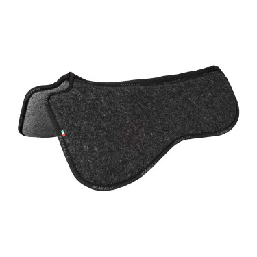 Ammortizzatore in schiuma memory foam doppio feltro Acavallo Nero