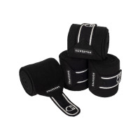 Bandas de polo transpirables Diamond por 4 Equestro Nero Bandas de polo transpirables Diamond por 4 Equestro Nero