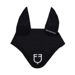 Cuffia antimosche in cotone con logo centrale New Style Equestro Cuffia antimosche in cotone con logo centrale New Style Equestro