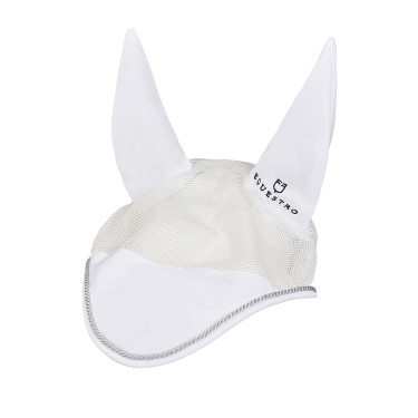 Cuffia antimosche in cotone e tessuto traforato Diamond Equestro