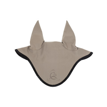 Cuffia antimosche in lycra con logo in silicone Acavallo