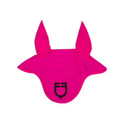Cuffia anti-mosche in tessuto tecnico con logo Equestro