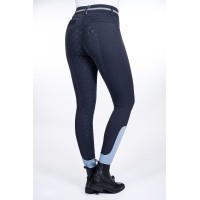 Pantalón Bloomsbury con asiento completo de silicona HKM Blu scuro Pantalón Bloomsbury con asiento completo de silicona HKM Blu scuro