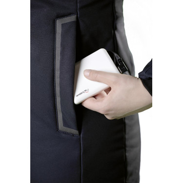 Giacca riscaldata Elegant Style HKM Nero