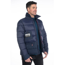 Giubbotto trapuntato HKM Derby Unisex Blu scuro Giubbotto trapuntato HKM Derby Unisex Blu scuro