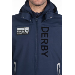 Giacca Softshell HKM uomo Derby Blu scuro