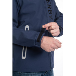 Giacca Softshell HKM uomo Derby Blu scuro