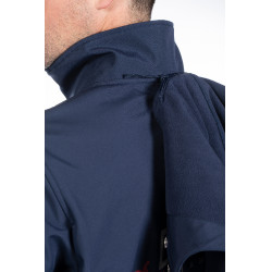 Giacca Softshell HKM uomo Derby Blu scuro