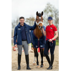 Giacca Softshell HKM uomo Derby Blu scuro