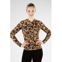 Maglietta Clolour Breeze a maniche lunghe HKM Naturale Marrone