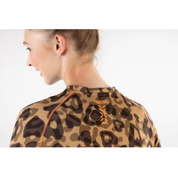 Maglietta Clolour Breeze a maniche lunghe HKM Naturale Marrone