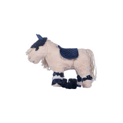 Set da equitazione Cuddle Pony HKM Blu scuro Set da equitazione Cuddle Pony HKM Blu scuro