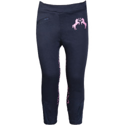 Leggings HKM Pink Pony con inserti in silicone Leggings HKM Pink Pony con inserti in silicone