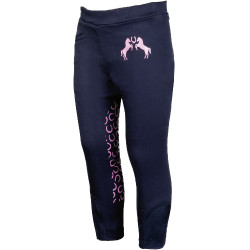 Leggings HKM Pink Pony con inserti in silicone Leggings HKM Pink Pony con inserti in silicone