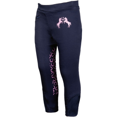 Leggings HKM Pink Pony con inserti in silicone Leggings HKM Pink Pony con inserti in silicone