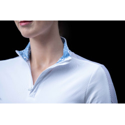 Maglietta funzionale Hunter a maniche lunghe HKM Bianco