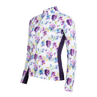 T-shirt funzionale Lilac Flower HKM Bianco / viola