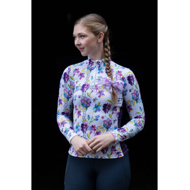 T-shirt funzionale Lilac Flower HKM T-shirt funzionale Lilac Flower HKM