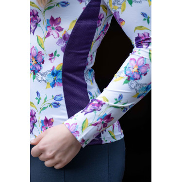 T-shirt funzionale Lilac Flower HKM T-shirt funzionale Lilac Flower HKM