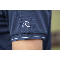 Polo voor heren Classico HKM Blu scuro