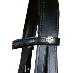 Briglia Rosegold Glamour Style HKM Nero / oro rosa