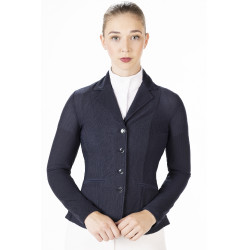 Giacca da concorso Mesh Linda HKM Blu scuro Giacca da concorso Mesh Linda HKM Blu scuro