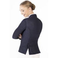 Giacca da concorso Mesh Linda HKM Blu scuro