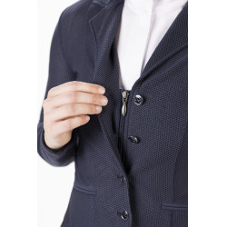 Giacca da concorso Mesh Linda HKM Blu scuro Giacca da concorso Mesh Linda HKM Blu scuro