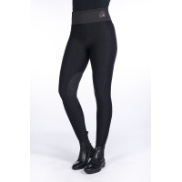 Leggings Edinburgh Shape con rinforzi in silicone HKM Nero Leggings Edinburgh Shape con rinforzi in silicone HKM Nero