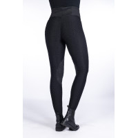 Leggings Edinburgh Shape con rinforzi in silicone HKM Nero Leggings Edinburgh Shape con rinforzi in silicone HKM Nero