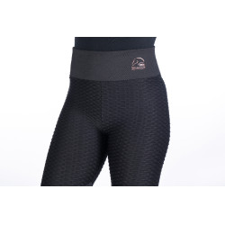 Leggings Edinburgh Shape con rinforzi in silicone HKM Nero Leggings Edinburgh Shape con rinforzi in silicone HKM Nero