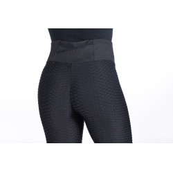 Leggings Edinburgh Shape con rinforzi in silicone HKM Nero Leggings Edinburgh Shape con rinforzi in silicone HKM Nero
